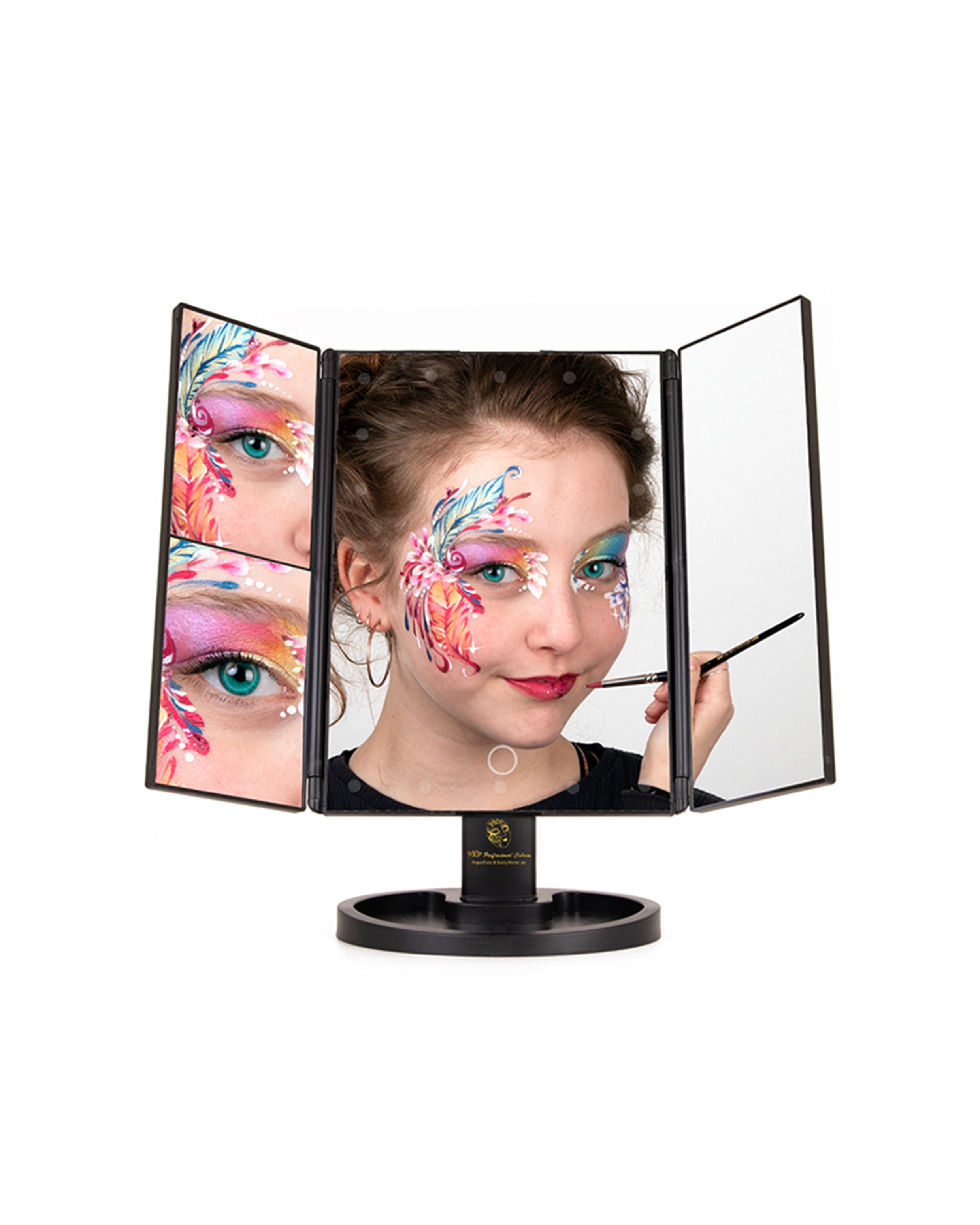 Spiegel drieluik LED
