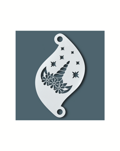 Herbruikbare stencils | Face Paint Stencil BLOSSOM (UNICORN)