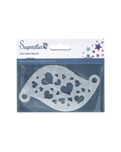 Herbruikbare stencils | Face Paint Stencil HEARTS